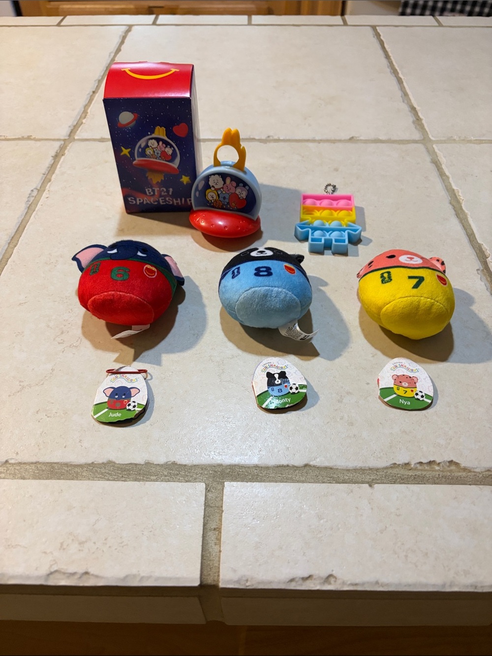Fast Food Figurines and Fidget Toy
